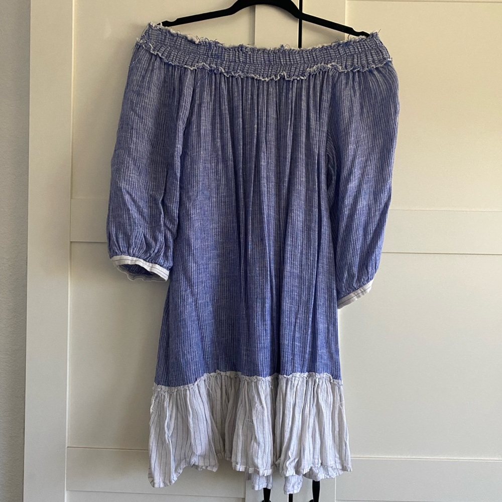 Rails off the shoulder lightweight dress size M
